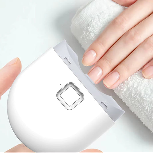 Electric Nail Clipper with Grinding & Polishing & LED Light, Rechargeable Automatic Nail Trimmer for Baby & Adult Manicure
