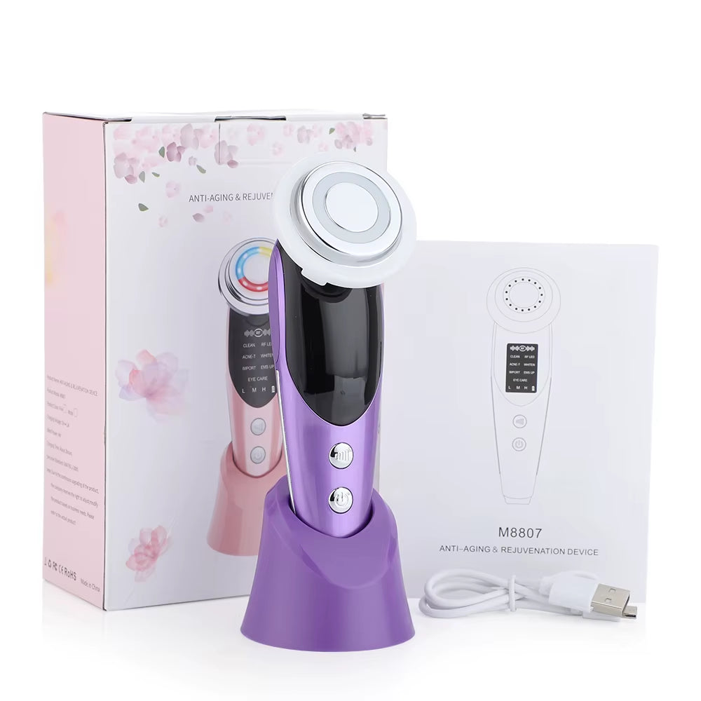 7 in 1 Multifunctional Facial Lifting Machine Skin Care SPA Face Skin Rejuvenation Beauty Instrument